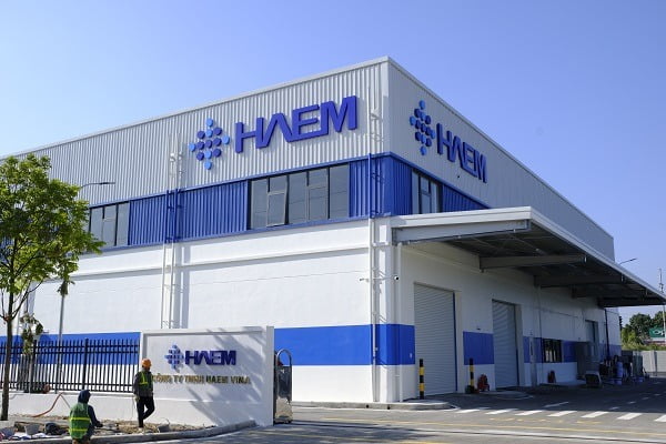 Nhà máy HAEM VINA – một trong những nhà máy thuộc lĩnh vực Linh kiện điện tử tại Bắc Giang mà DELCO làm tổng thầu Design & Build
