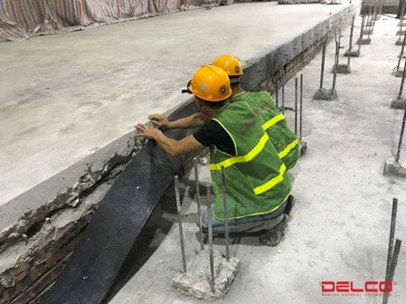 Construction and installation of anti-vibration rubber sheets
