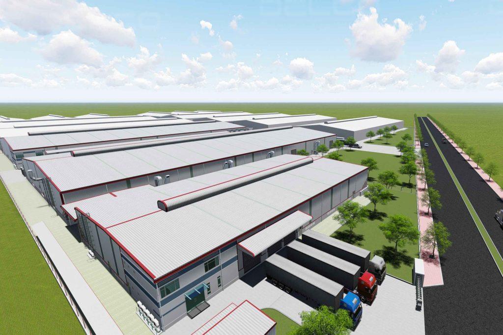 Nhà máy DAINESE Việt Nam, do DELCO là tổng thầu thiết kế - thi công cơ điện và cung cấp giải pháp thông minh
