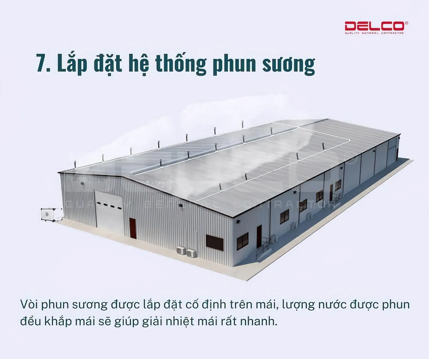 Lắp đặt hệ thống phun sương Lắp đặt hệ thống phun sương