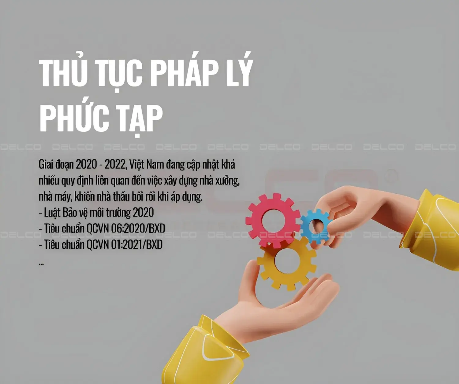 Thủ tục pháp lý phức tạp 