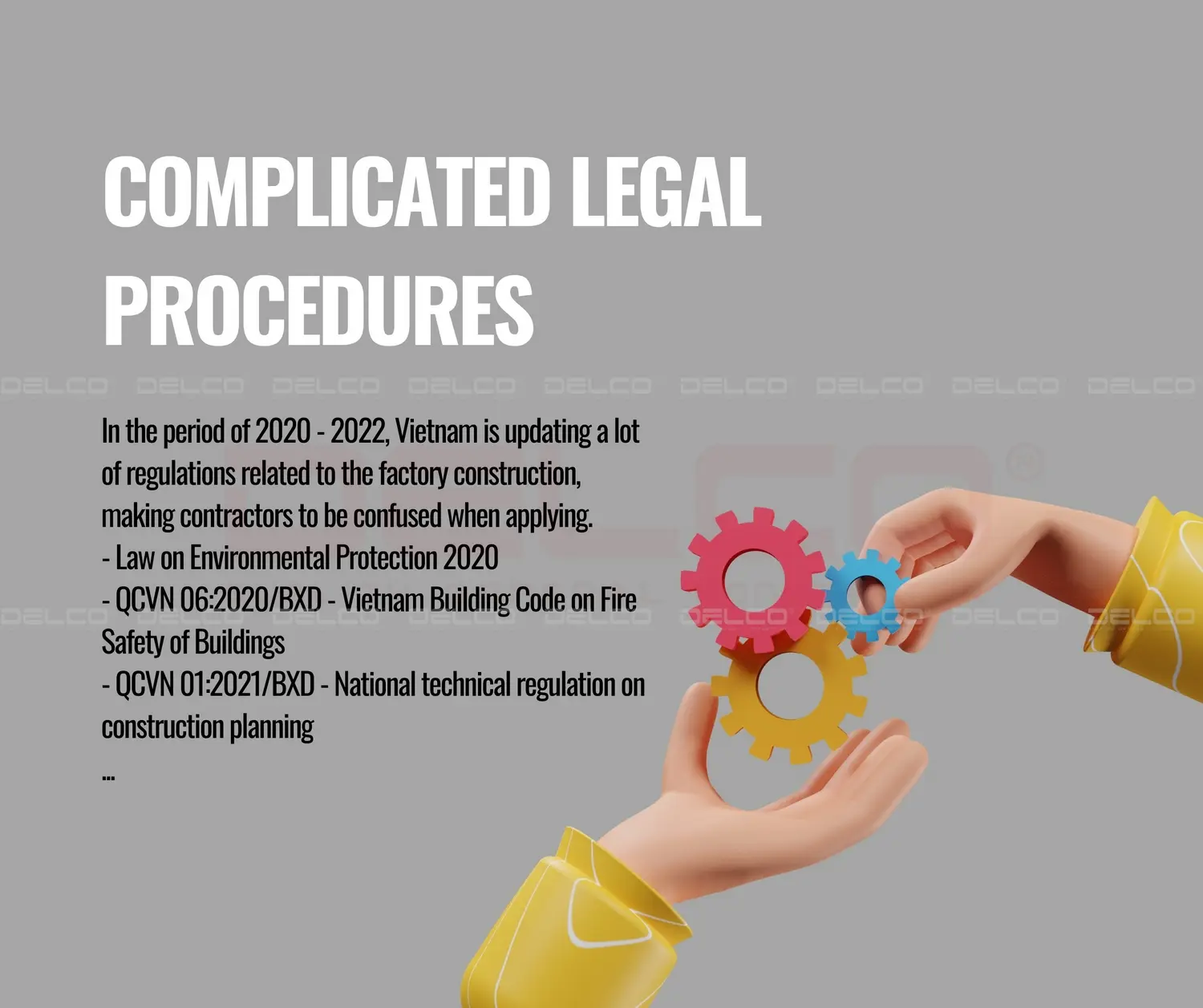 Complicated legal procedures