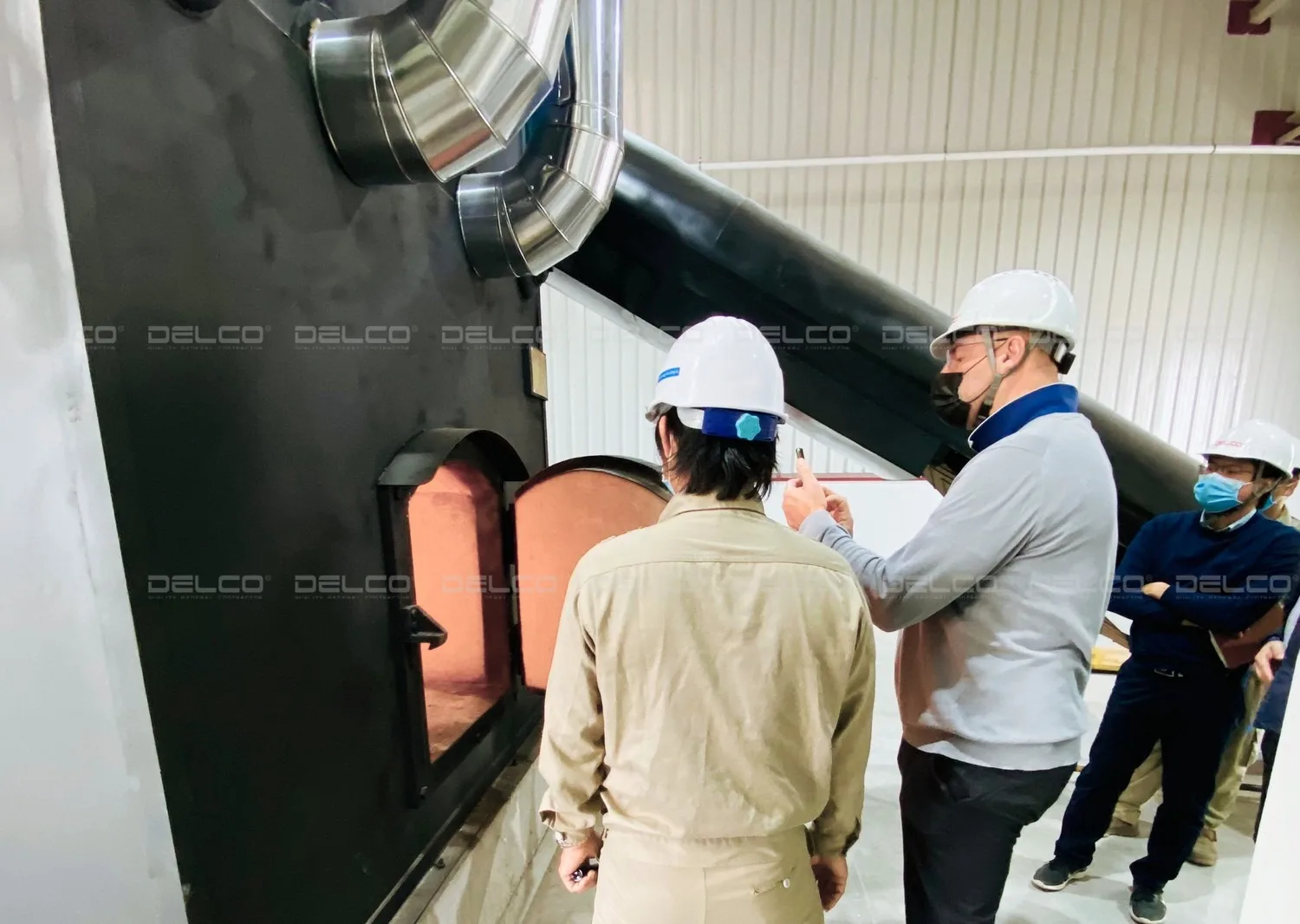 Hệ thống Boiler tại nhà máy do Delco là tổng thầu M.E.P