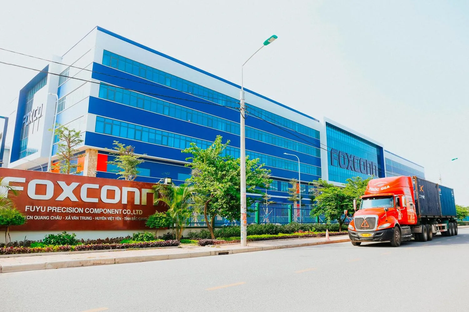 Nhà máy Foxconn tại tỉnh Bắc Giang