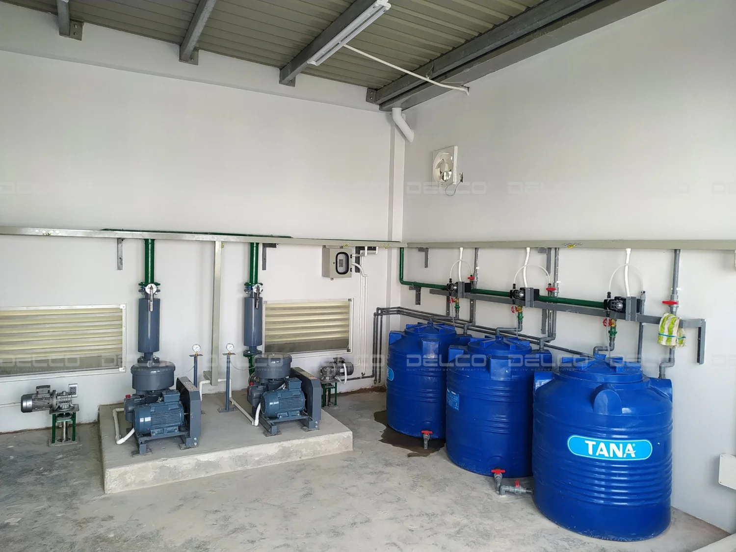 Hệ thống xử lý nước thải tại nhà máy in ấn thương mại Hà Nam do DELCO