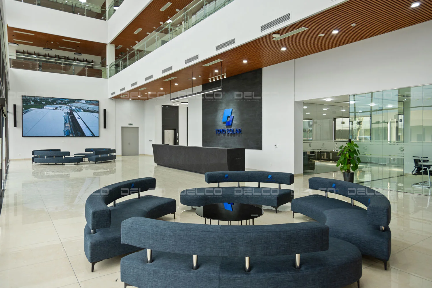 โครงการ fitout สำนักงานโรงงาน Toyo Solar ที่ Phu Tho