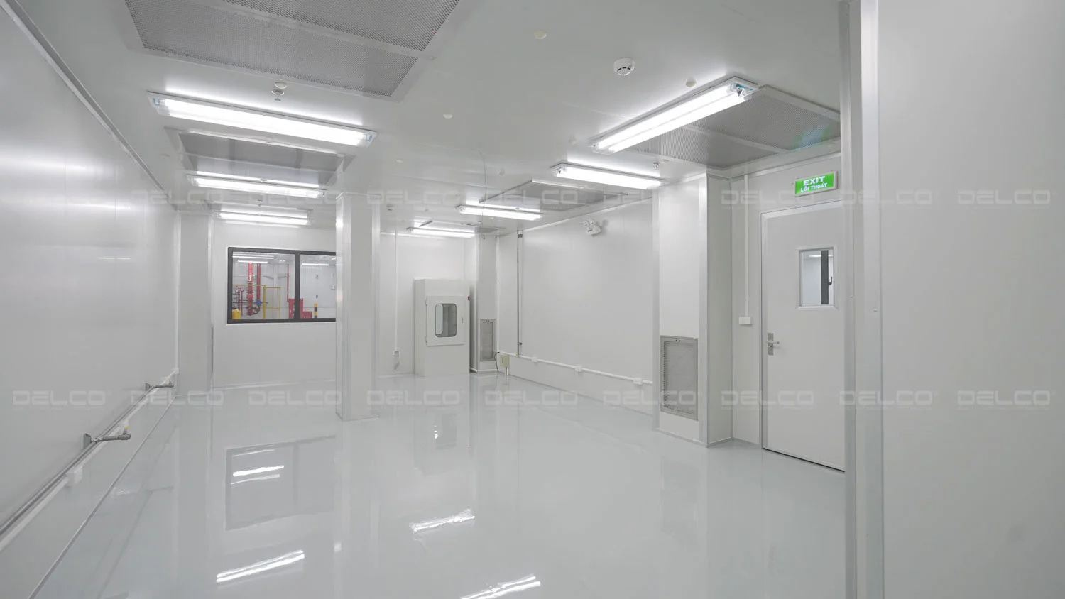 โรงงานผลิตและห้องคลีนรูม Class 1000 ในโครงการ fitout โรงงานผลิตกล้องที่ Bac Ninh