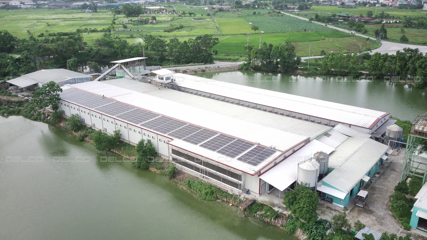 Lắp đặt hệ thống điện mặt trời tại DELCO Farm, hướng tới vận hành bền vững và tiết kiệm