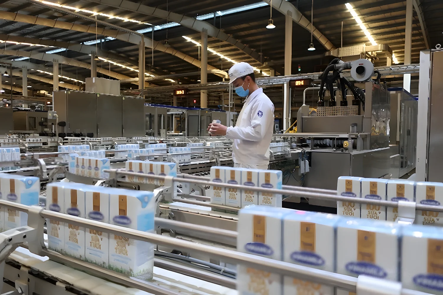 Vietnam Dairy Products Joint Stock Company (Vinamilk) ensures compliance with HACCP standards.

