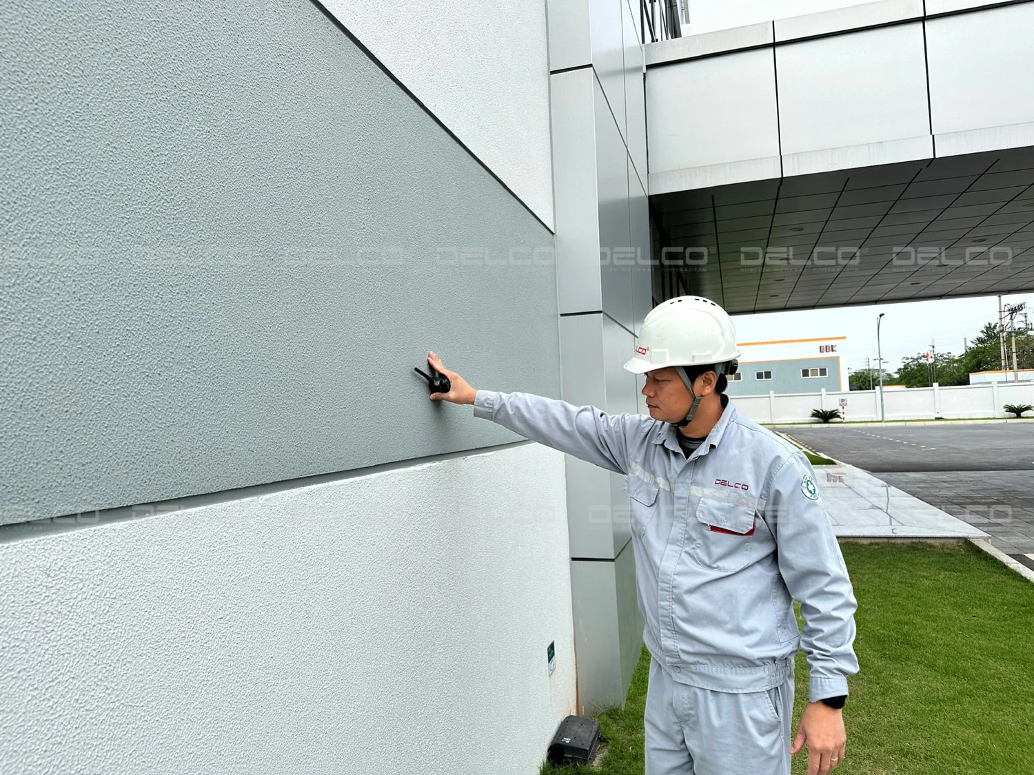 DELCO thi công sơn co giãn tại nhà xưởng DORCO Living Vina Hà Nam