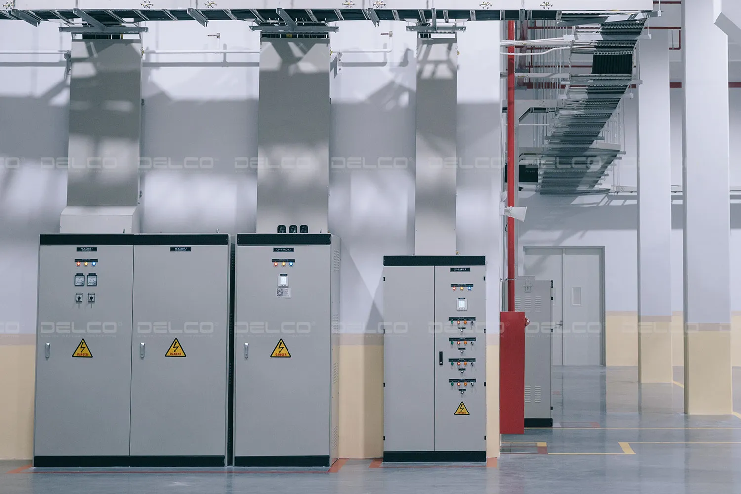 Safe and efficient electrical installation for factories