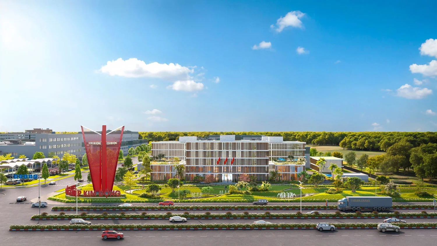 兴安省工厂建设项目全景