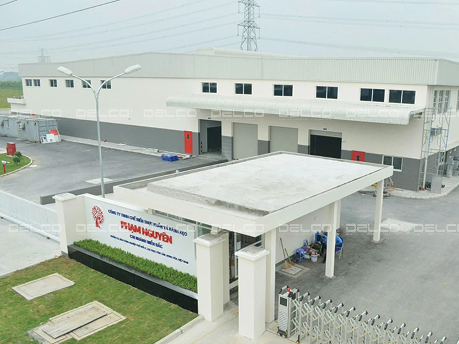 DELCO负责土建及MEP系统施工的Phạm Nguyên糖果工厂